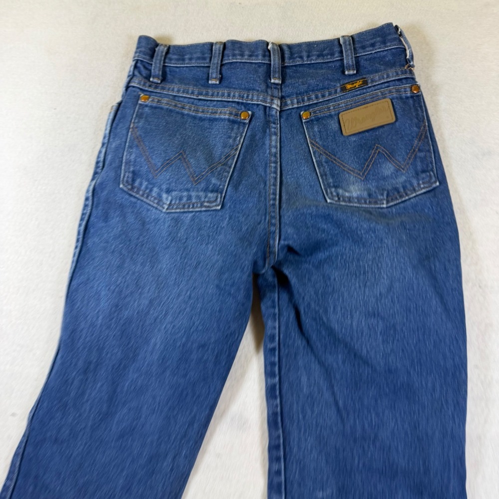 Wrangler 936PWD Cowboy Cut Slim Fit Jeans Mens 29x32 Indigo Blue Denim High Rise